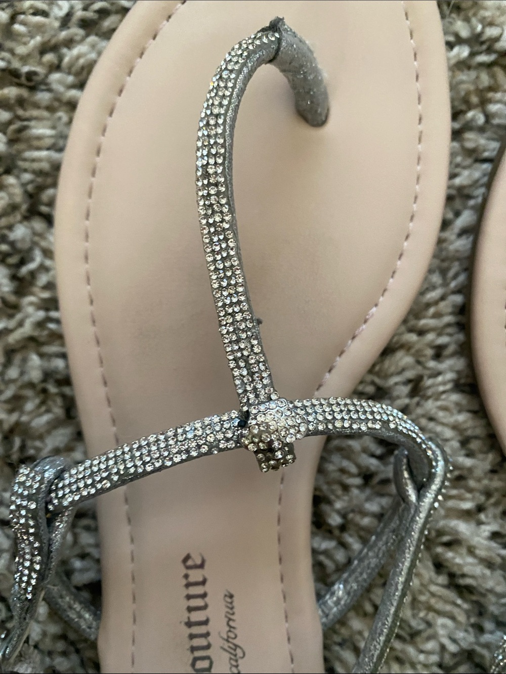 Juicy Couture Rhinestone Sandals - Picture 3 of 5